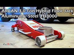 hybrid steel aluminum floor jack