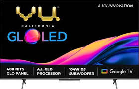 Vu GloLED 139 cm (55 inch) Ultra HD (4K) LED Smart Google TV with DJ  Subwoofer 104W Online at best Prices In India