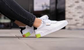 The name cali means beautiful and is of american origin. Puma Cali Women S White Green 43einhalb Sneaker Store