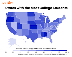 Minnesota is also home to 36 nonprofit private. 10 States With The Most College Students Insurify