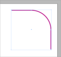 rounded corner with the bezier pen tool