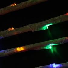 Northlight Set Of 6 Branch Spray Driveway Pathway Markers 6 Ft Multi Color Led Lights