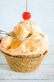 easy orange creamsicle ice cream