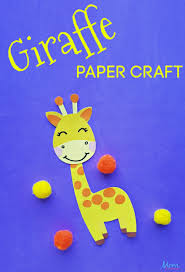 Have you been following along with april the giraffe? Super Cute Giraffe Paper Craft For Kids Mom Does Reviews