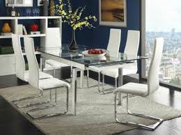 Modern Rectangular Glass Top Table