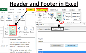 Header And Footer In Excel Add Remove Header Footer In