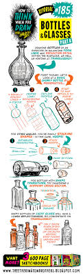 You Draw Bottles And Glasses Tutorial