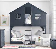 Tree House Twin Over Twin Kids Bunk Bed