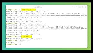 install node js and npm on ubuntu linux