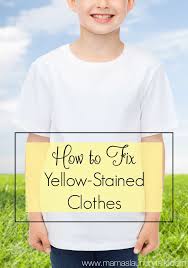 Have Your White Clothes Turned Yellow