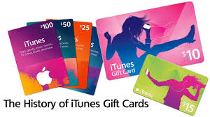 the history of the itunes gift card
