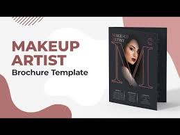makeup artist brochure template you
