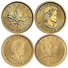 canadian gold maple 1 10 oz mixed years