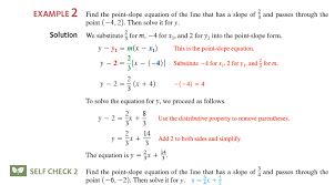 Solved Write The Point Slope Equation