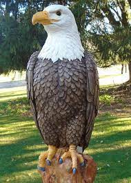 Eagle Concrete Statue Garden Patriotic