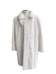 Pre Owned White Mink Coat