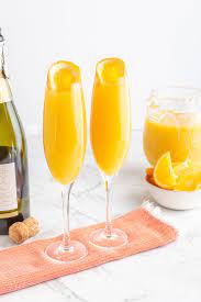 non alcoholic mimosa mocktail the