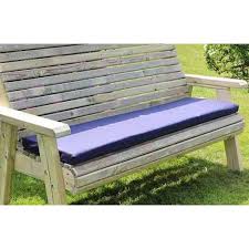 navy garden bench cushion triple 34 99