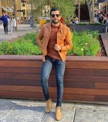 Chelsea boots men mens outfits chelsea boots men outfit denim jacket men casual fashion kanye west style chelsea boots outfit best mens fashion yeezy fashion. Chelsea Boots With Bomber Jacket Outfits For Men 174 Ideas Outfits Lookastic