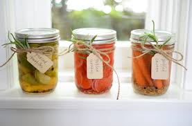 gifting homemade pickled vegetables
