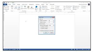 How To Insert Tables In Microsoft Word 2013 Teachucomp Inc