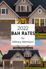 2022 basic allowance for housing bah