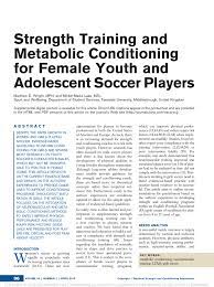 pdf strength training and metabolic