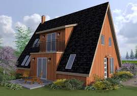 Timber A Frame 1190 Sq Ft House Plans