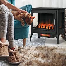 homcom 24 electric fireplace stove