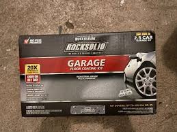 rocksolid 2 5 car garage floor coating