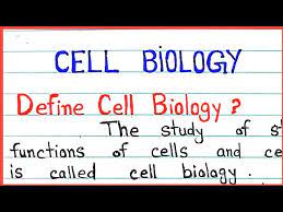 define cell biology what is cell