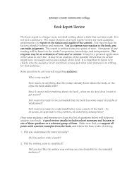 Free College Book Report Templates At Allbusinesstemplates Com