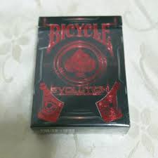 Fascinating from every angle, this deck transcends time and space. Poker Cards Bicycle Evolution Deck Red Hobbies Toys Toys Games On Carousell