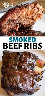 traeger smoked beef ribs easy grilled
