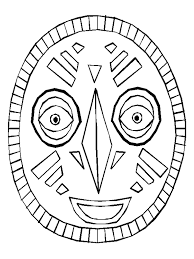 This collection includes mandalas, florals, and more. Drawing Mask 120608 Objects Printable Coloring Pages