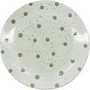 Dots Plate Ø19,5 cm, White With Green Dots - House Doctor ...