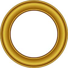 golden round frame png png all png all