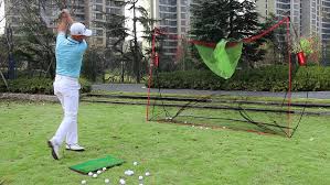golf net with mat golf hitting net with