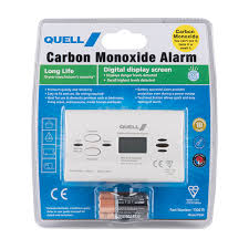 A carbon monoxide detector with a digital display informs you when the battery is about to run out and can provide you with constant readouts. Carbon Monoxide Digital Display Alarm Quell