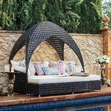 Wicker Daybed Outdoor Sun Bed