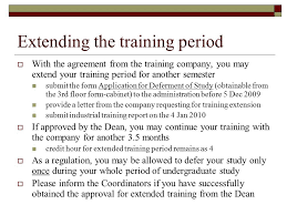 There are several reasons why an extension request letter may be required. Ueea Ueet Ueel 3934 Industrial Training Ppt Download