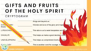 the holy spirit worksheet cryptogram