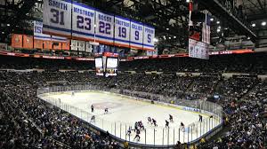 New lirr station with direct service to manhattan (grand central terminal and penn station) and plenty of. New York Islanders Fan Shows Up Early To Nassau Coliseum