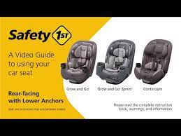 Rear Facing Car Seat With Lower Anchors