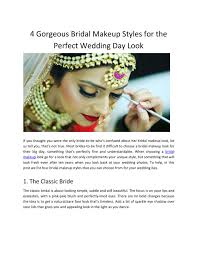 ppt bridal makeup styles for the