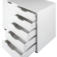 5 drawer wood storage dresser cabinet
