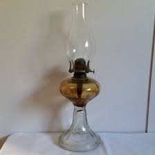 Vintage White Flame Light Oil Lamp With