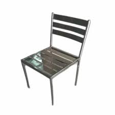 silver stainless steel ss chair