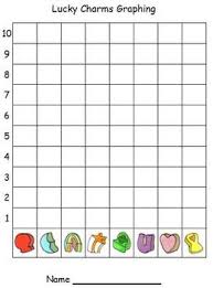 St Patricks Day Lucky Charms Graph Worksheets Teaching