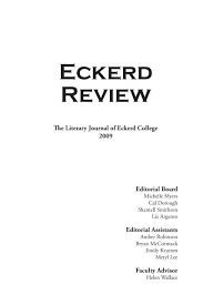 Eckerd Review Indd Eckerd College